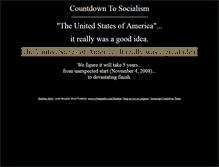 Tablet Screenshot of countdowntosocialism.com